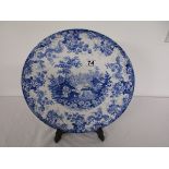 Large blue & white Mintons charger