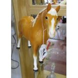 Palomino horse figure