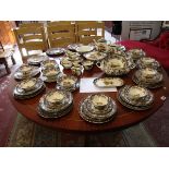 Royal Worcester Palissy dinner service - 80+ pieces