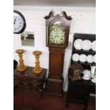 Oak cased 8 day Grandfather clock