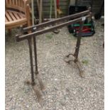 Pair of builders trestles