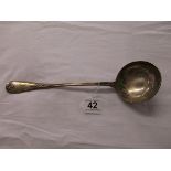 Silver ladle with French hallmark