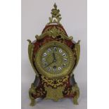 Fine Victorian French Boulle clock marked for C A Richard et Cie , Paris - Enamelled dial