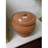 Terracotta bread bin