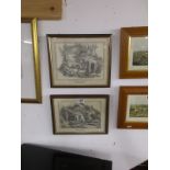 2 framed Victorian pencil drawings - Mills