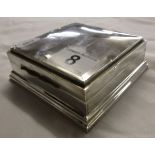 Silver cigarette box