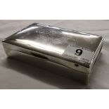 Silver cigarette box