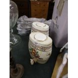 Pair china wine barrels