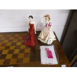 Royal Doulton & Royal Albert figurines with boxes