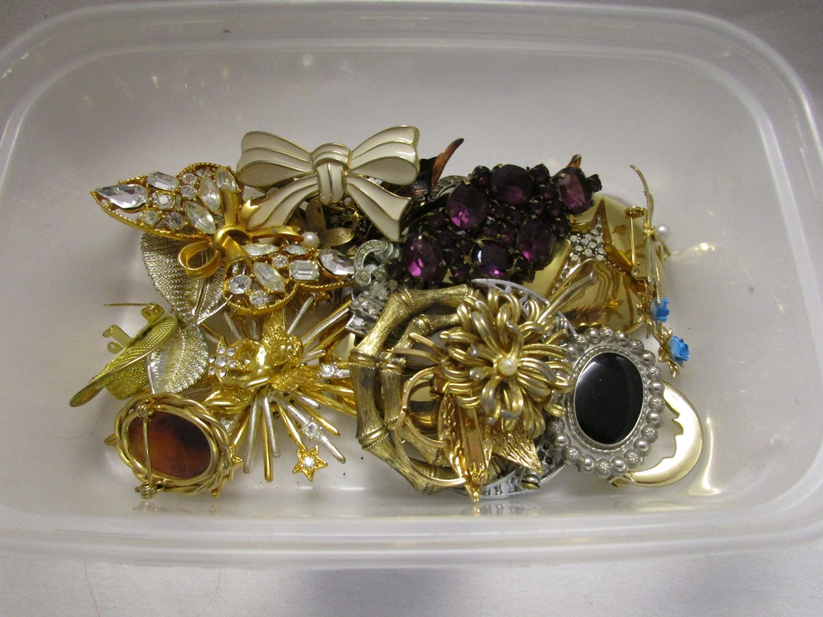 Box of brooches