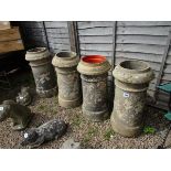 4 Victorian chimney stacks