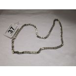 Gent's silver curb necklace