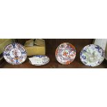 4 Imari plates