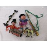 Small collection of puppets - Metal Magic Roundabout and Pelham