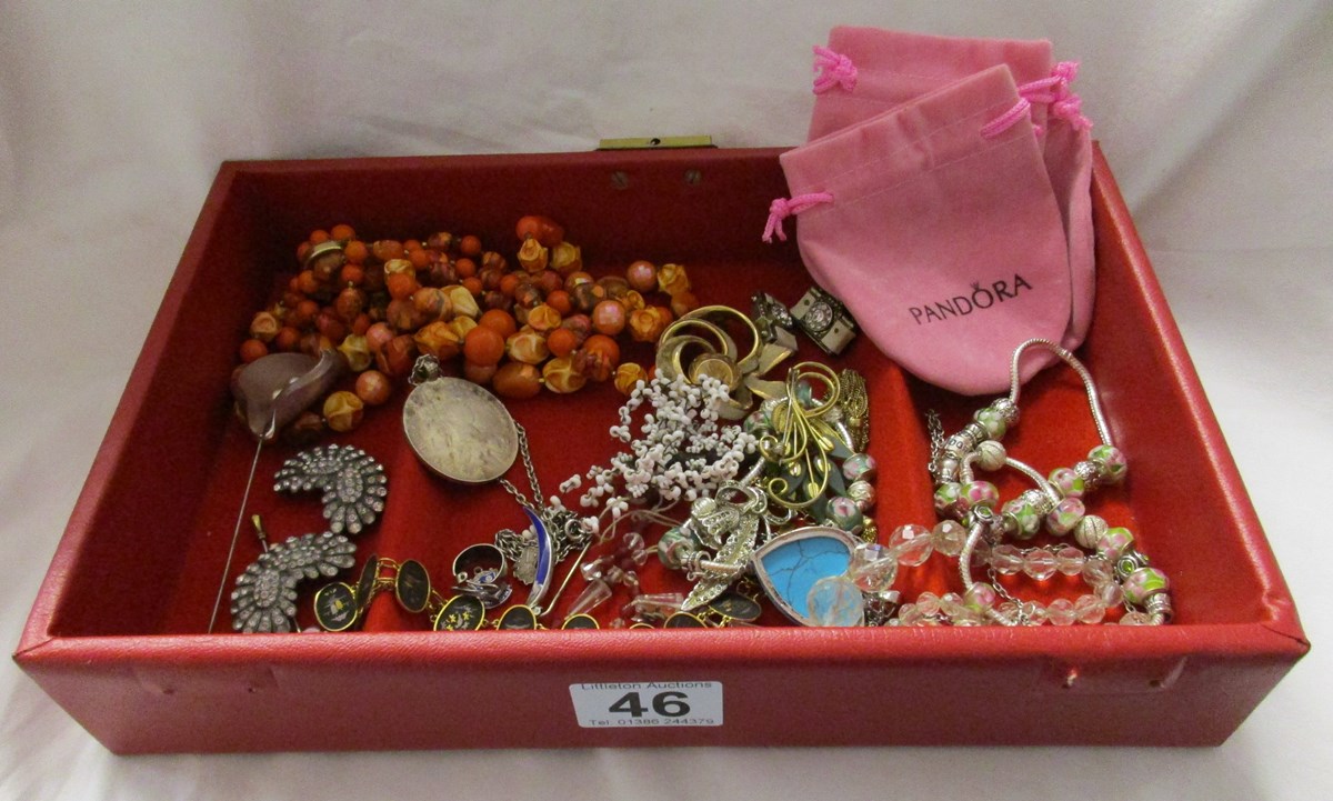 Box of costume jewellery