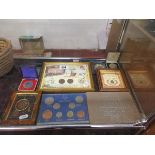 Collection of coin sets etc