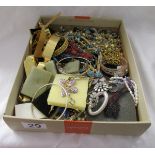 Box of costume jewellery