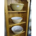 3 vintage mixing bowls