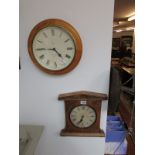 2 wall clocks