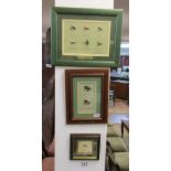 3 fly fishing plaques