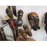 African masks and figures