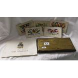 Royal Navy memorabilia and WWI silk postcards