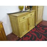 Pine cupboard with drawers