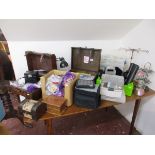 Large collection of jewellery making equipment - whole contents of table top