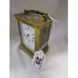 Small carriage clock by Bruford & Son