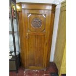 Oak hall cupboard