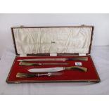 Harrods carving set in case