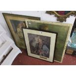 Collection of old prints to include Douglass Hague signed print and Pears