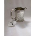 Small hallmarked silver jug - Approx 131g