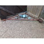 2.5 ton lifting winch and frame (Morris)