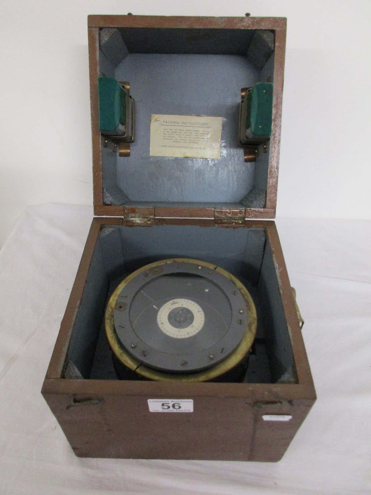 Cased spitfire compass