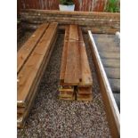 13 lengths of cut timber - Approx 20cm x 4.5 x 235cm