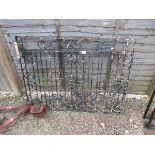 Pair of wrought iron driveway gates