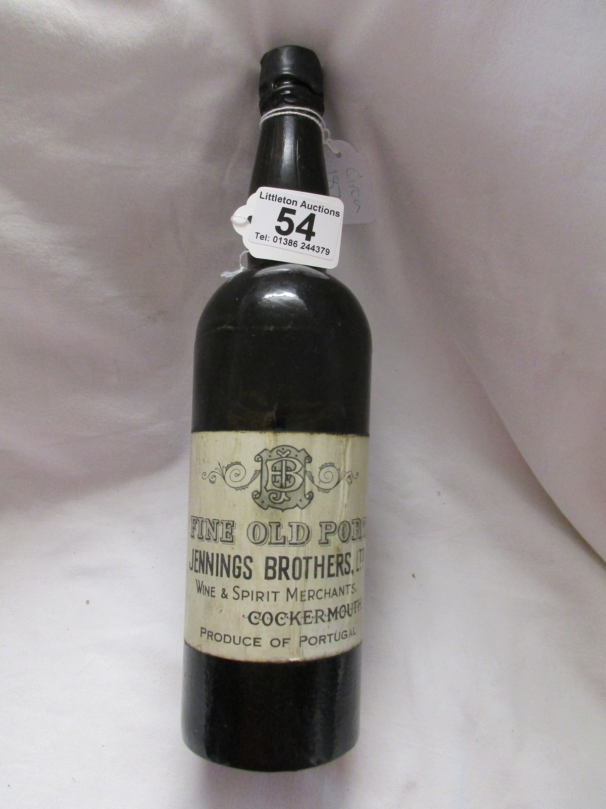 Early (3 part molded) bottle of port, nearly full