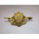 Gold Worcestershire Regiment sweetheart brooch