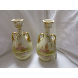 Pair of Victorian spill vases