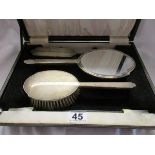 Boxed silver dressing table set