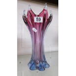 Murano glass vase