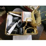 Box of cameras to include Nikon & Canon - more details with lot