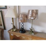 3 table lamps