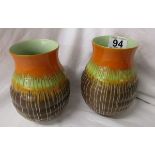 Pair of Shelley vases