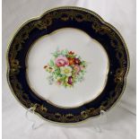 Hand painted Victorian cabinet plate