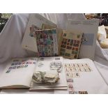 All World stamps - Various albums, album pages etc. to include GB