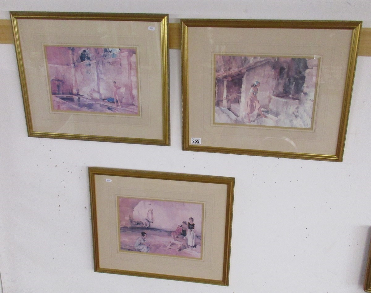 Set of 3 William Russell Flint prints