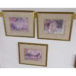 Set of 3 William Russell Flint prints