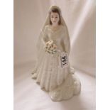 Royal Worcester figure of Her Majesty the Queen